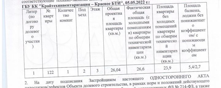 1-к. квартира, 26,6 м², 3/16 эт.