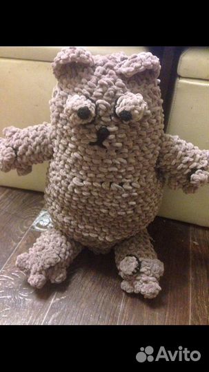 Вязаные подушки