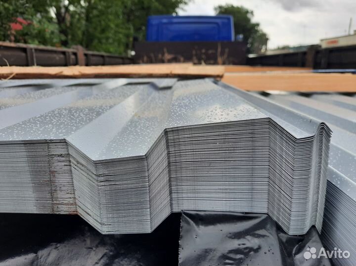 Профнастил оцинкованный окрашенный Н-57 0,8х750