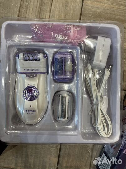 Новый эпилятор kemei в упаковке