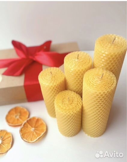 Набор свечей из вощины