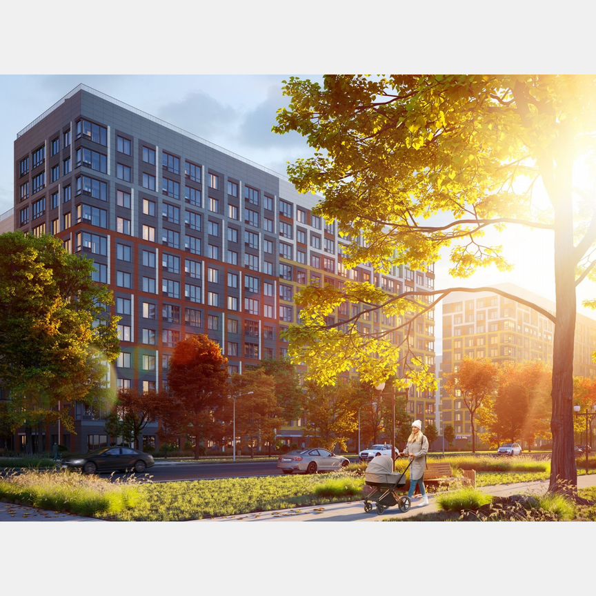 1-к. квартира, 39,8 м², 3/12 эт.