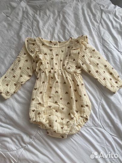 Платье-боди для девочки