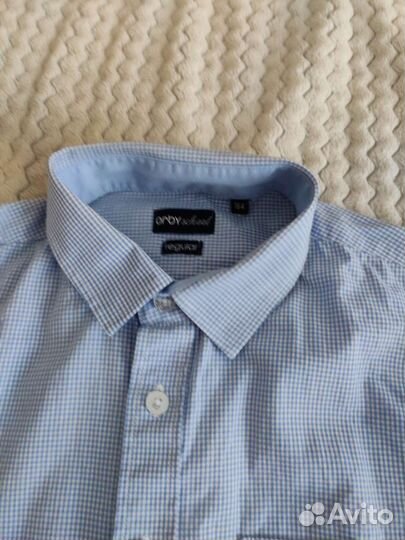 Рубашка школьная 158для мальчика