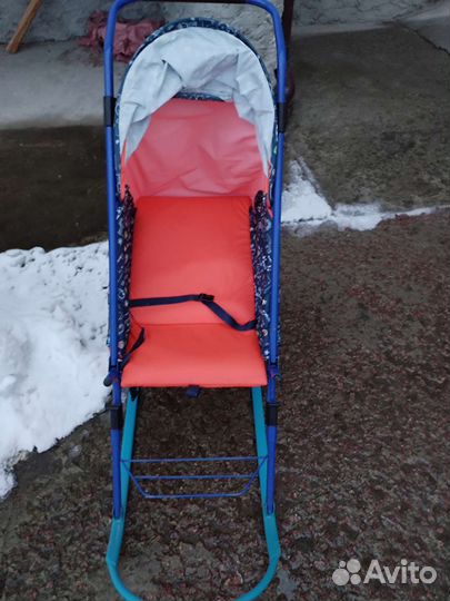 Коляска санки