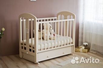 Детская кроватка Можга Красная звезда белая