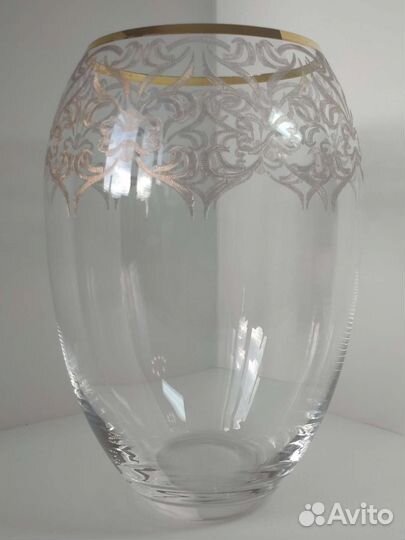 Ваза для цветов богемия 22 см