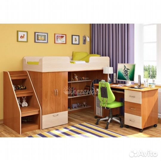 Кровать чердак