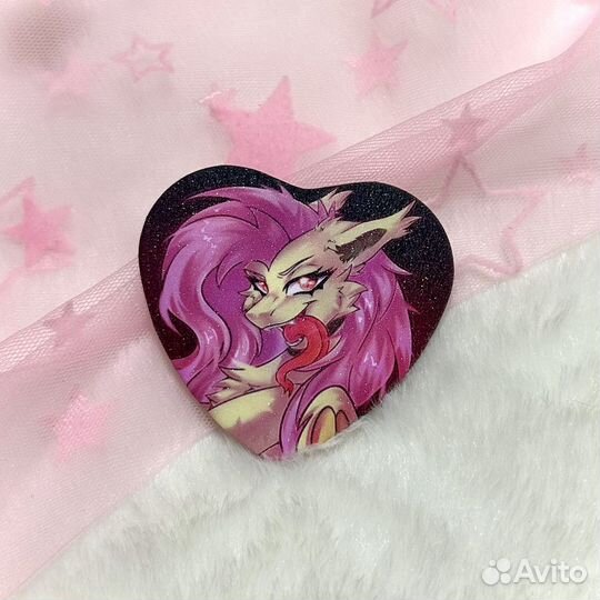 Авторские значки My little pony блестящие