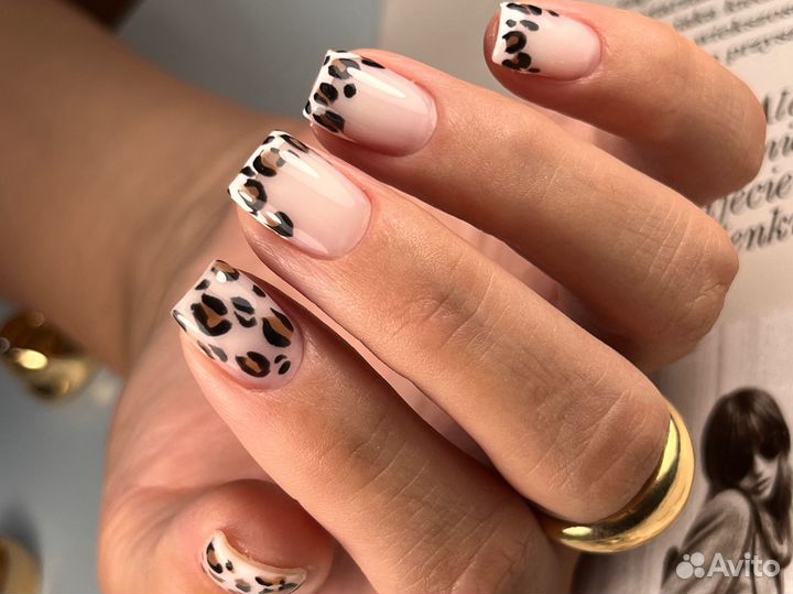 Маникюр наращивание ногтей