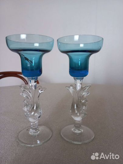 Подсвечники Гусь Хрустальный