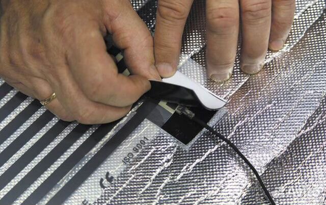 Инфракрасный пленочный теплый пол 50см живое тепло