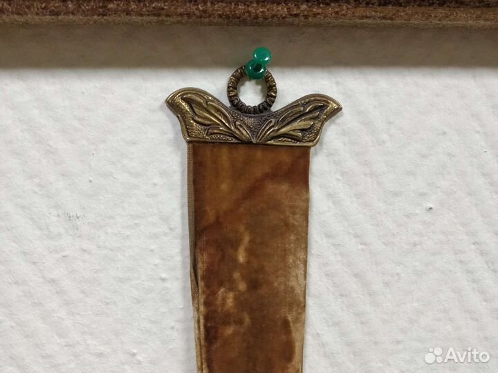 Медальон, картина, подвеска бронза