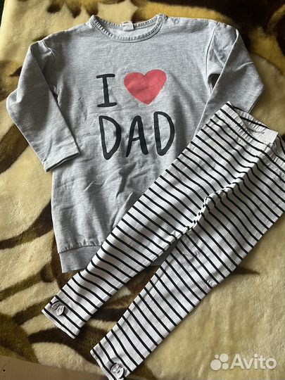 Костюм туника+штаны H&M 104