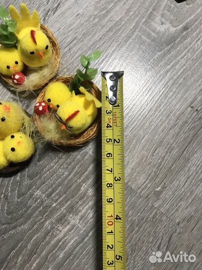 Мини цыплёнка цыплята в гнезде набор 3 Шт