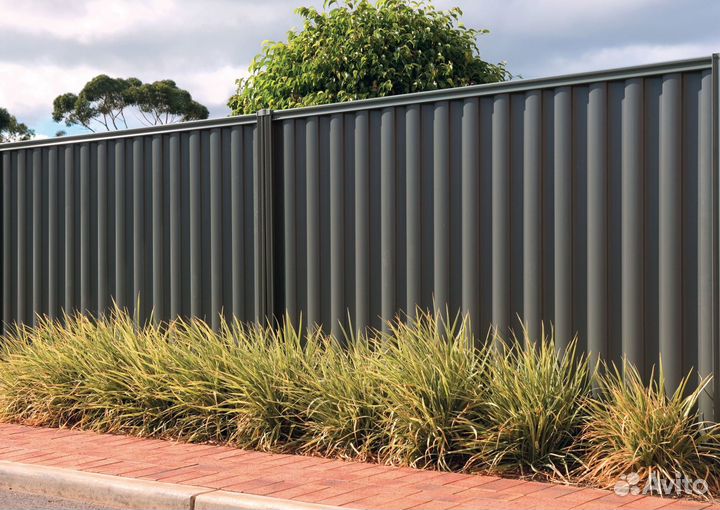 Забор из профлиста под ключ под ключ