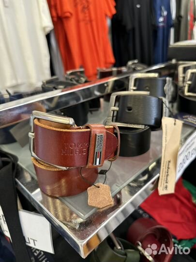 Ремень из цельной кожи