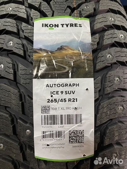 Ikon Tyres Autograph Ice 9 SUV 265/45 R21 108T