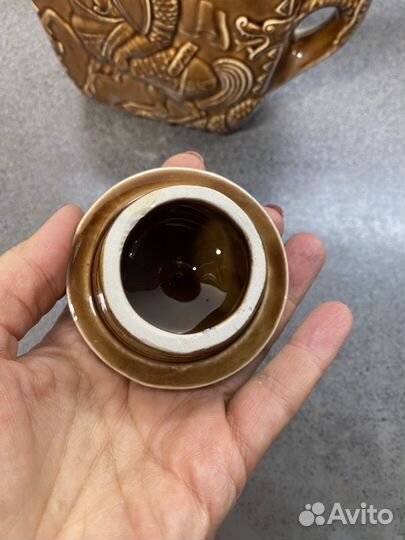 Кувшин квасник СССР обливная керамика