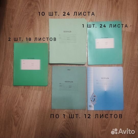 Тетради в линейку