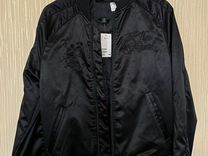 Куртка бомбер черная женская H&M размер XS новая