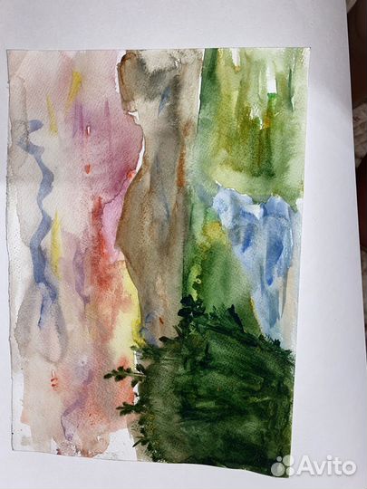 Пейзаж живопись детский