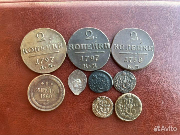 Чемоданные копейка 1,2 афинажные слитки