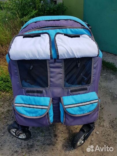 Прогулочная коляска для двойни бу