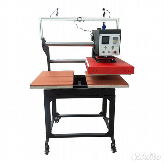 Термопресс планшетный автоматич, JC-7CLA, два стол