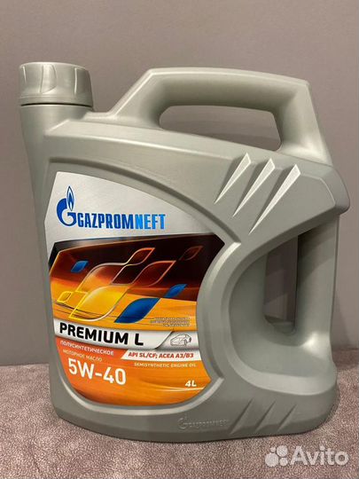 Масло моторное Gazpromneft Premium L 5w40 4л