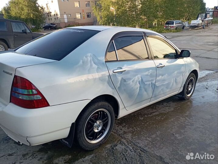 Toyota Corolla 2.2 AT, 2002, битый, 422 779 км