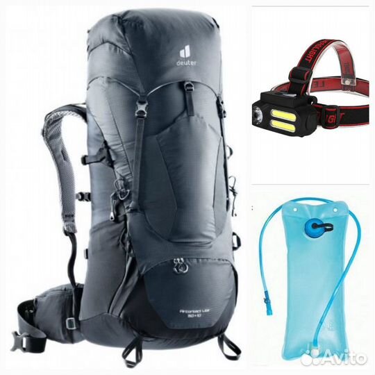 Рюкзак Deuter Aircontact Lite 50+10 dark green