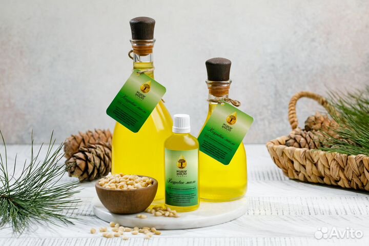Сыродавленное масло кедровое