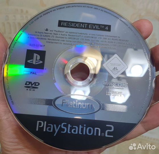 PS2 Resident Evil 4. Лицензия
