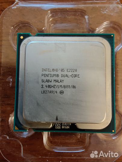 Процессор Intel Pentium Dual-Core E2220, 2,40 ггц