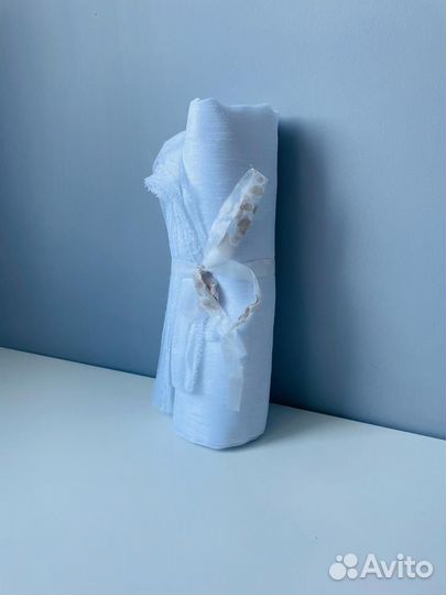 Срезы со штор белая тюль органза 3 метра 4 метра