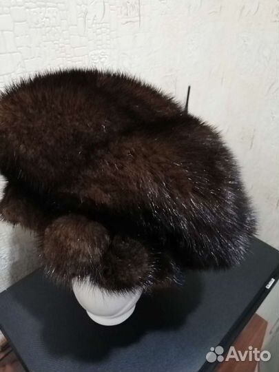Шапка норковая женская