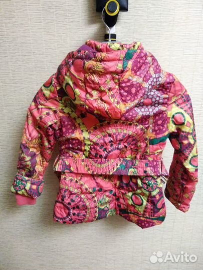Демисезонная куртка для девочки kiko р-р 128
