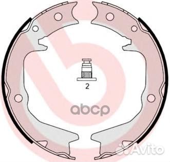 Колодки тормозные стояночного тормоза S54519 Br