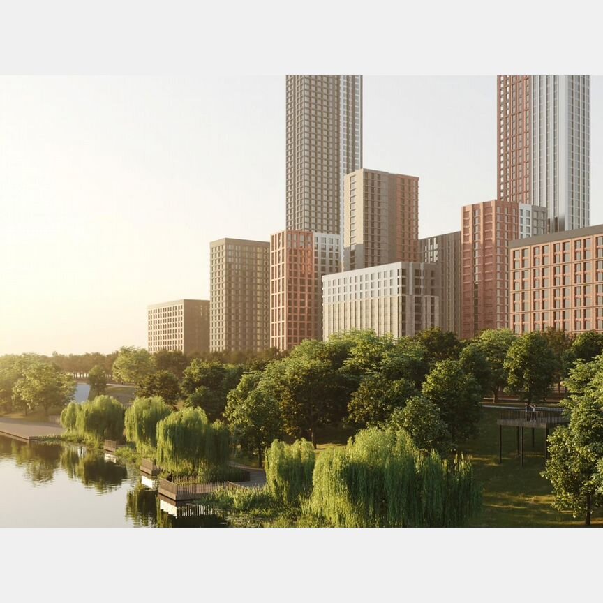 2-к. квартира, 40,1 м², 6/53 эт.