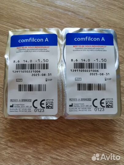 Контактные линзы -1,50