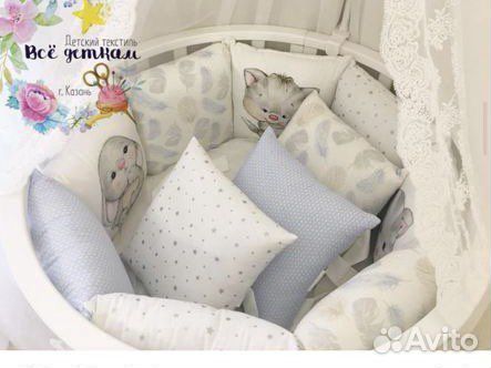 Бортики в детскую кроватку