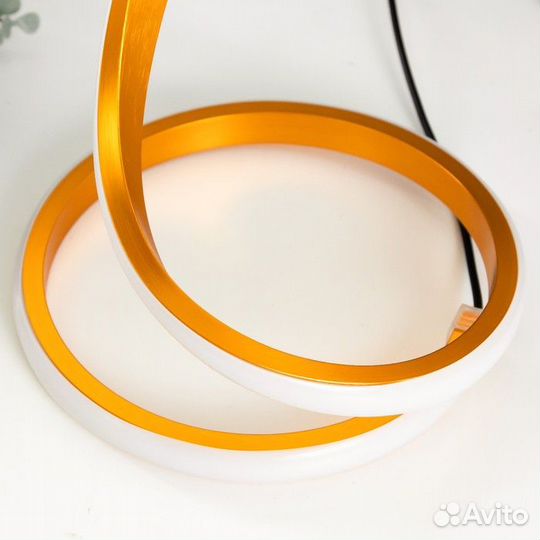 Настольная лампа 16607/1GD LED 6Вт золото 19,5х19