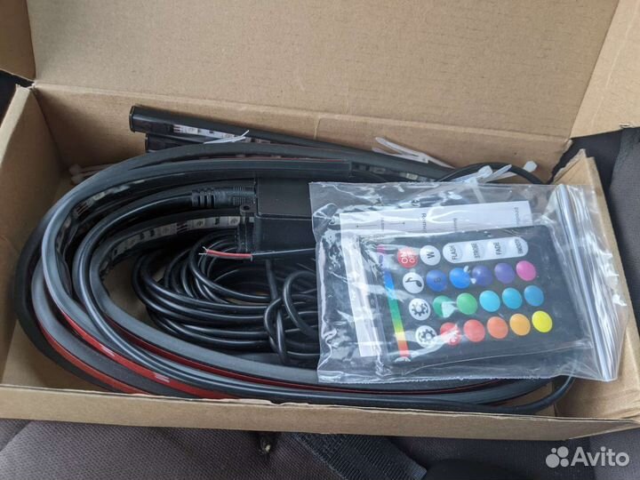 Подсветка днища авто