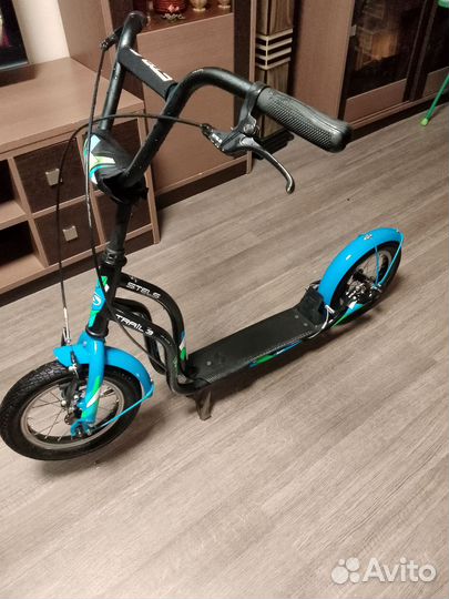 Самокат взрослый с большими колесами