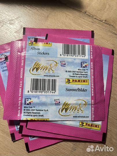Winx panini пакетики