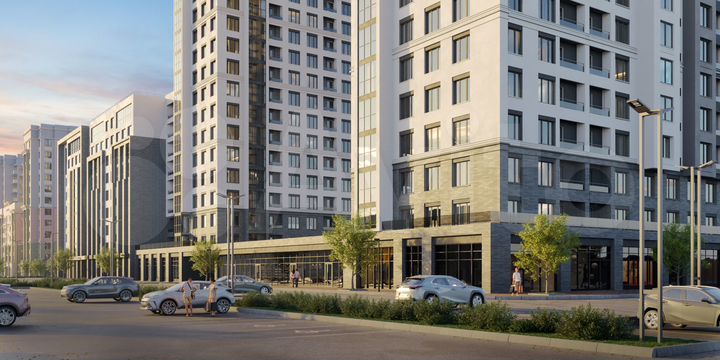 3-к. квартира, 90,4 м², 10/22 эт.