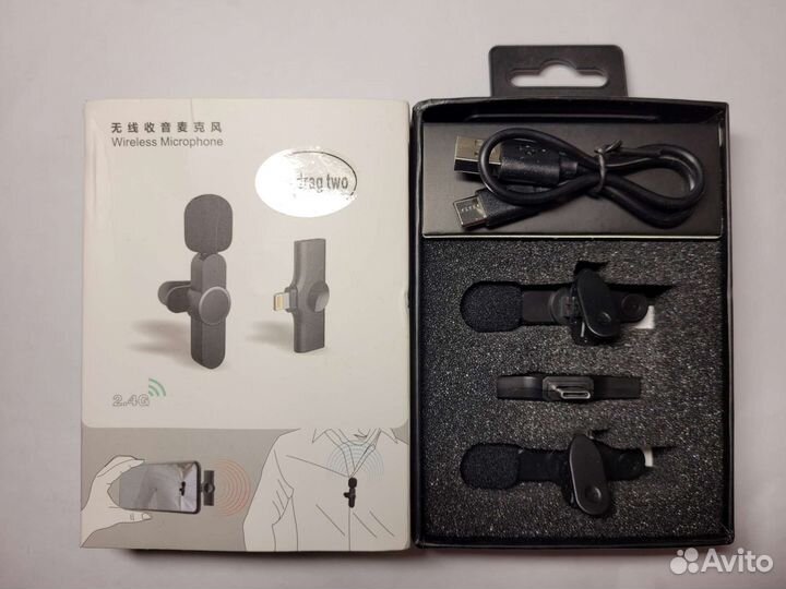 Микрофон беспроводной USB-C, пара