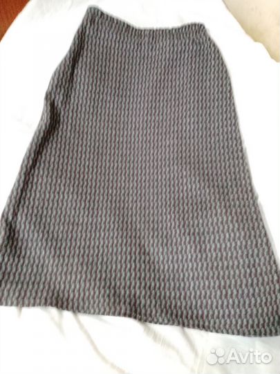 Юбка облегченный драп. Трапеция на резинке