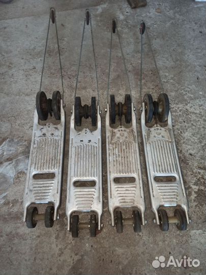 Лыжи роликовые СССР